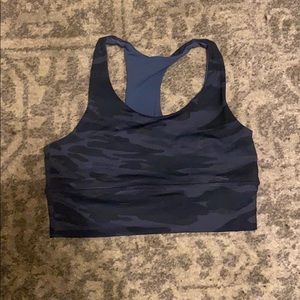 DYI Blue Camo Sports Bra Size Large